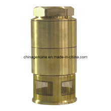 Válvula de retenção de bronze Zcheng com válvula de pé do filtro de mola Zcfv-01